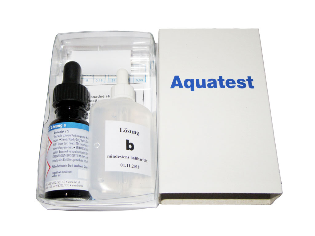 Aquatest pro měření tvrdosti vody