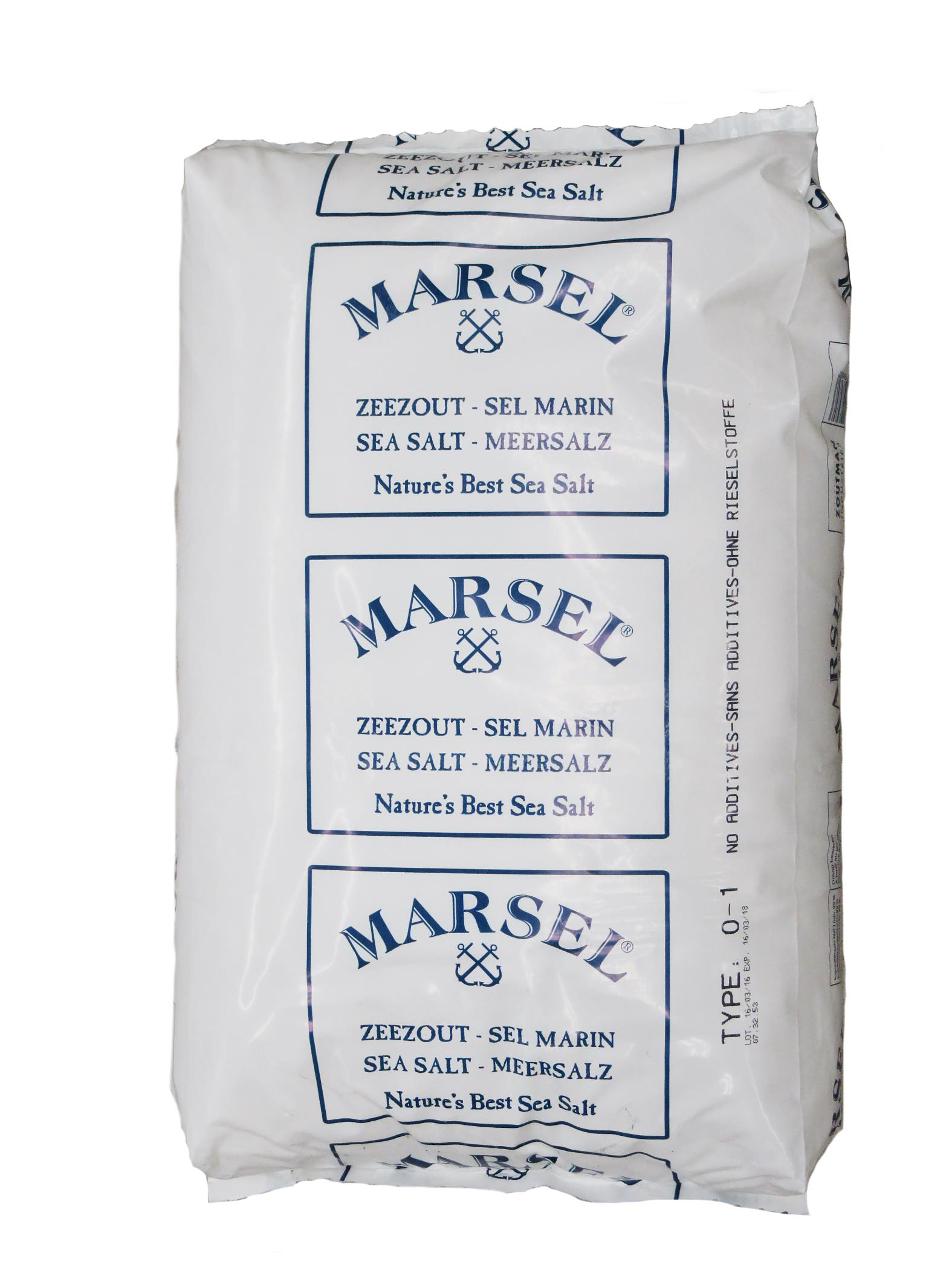 Australská mořská sůl Marsel  -  baleno 25kg pytel (jemná)