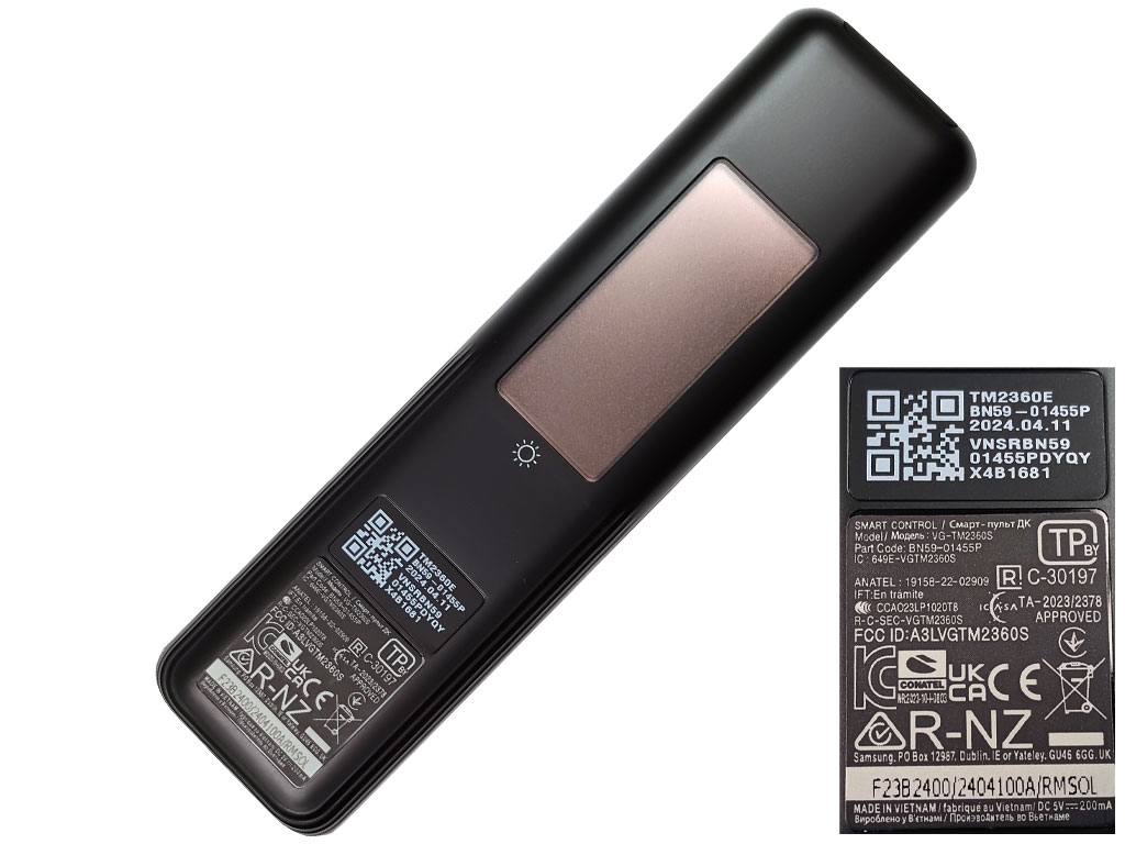 BN59-01455P Dálkový ovladač Samsung originální SOLAR