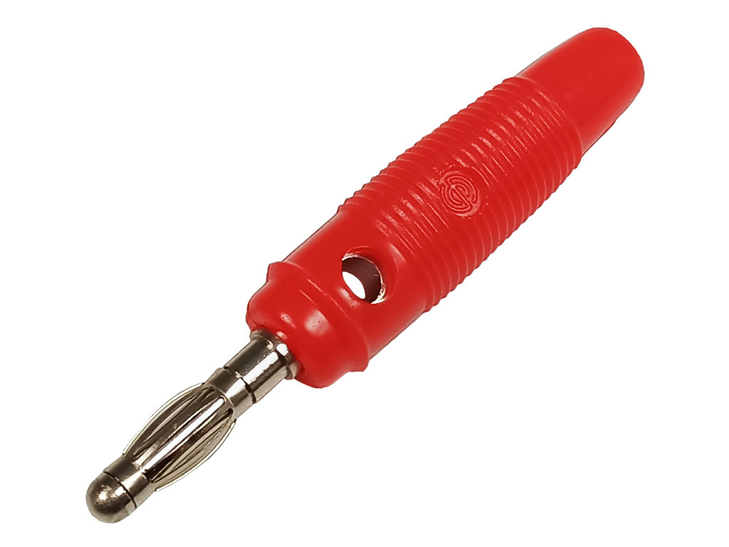 Banánek samostatný 10A - profi, rudý ( červený )  BC-025/R