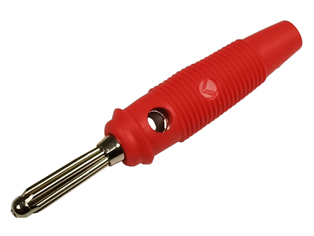 Banánek samostatný 30A - profi, rudý ( červený )  BUELA30KRT