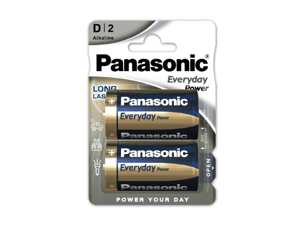 Baterie D LR20 Mono LR20EPS/2BP PANASONIC EveryDay Power Alkaline  balení 2 ks