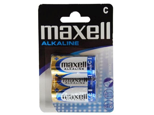 Baterie LR14 Baby Maxell Alkaline  balení 2 ks