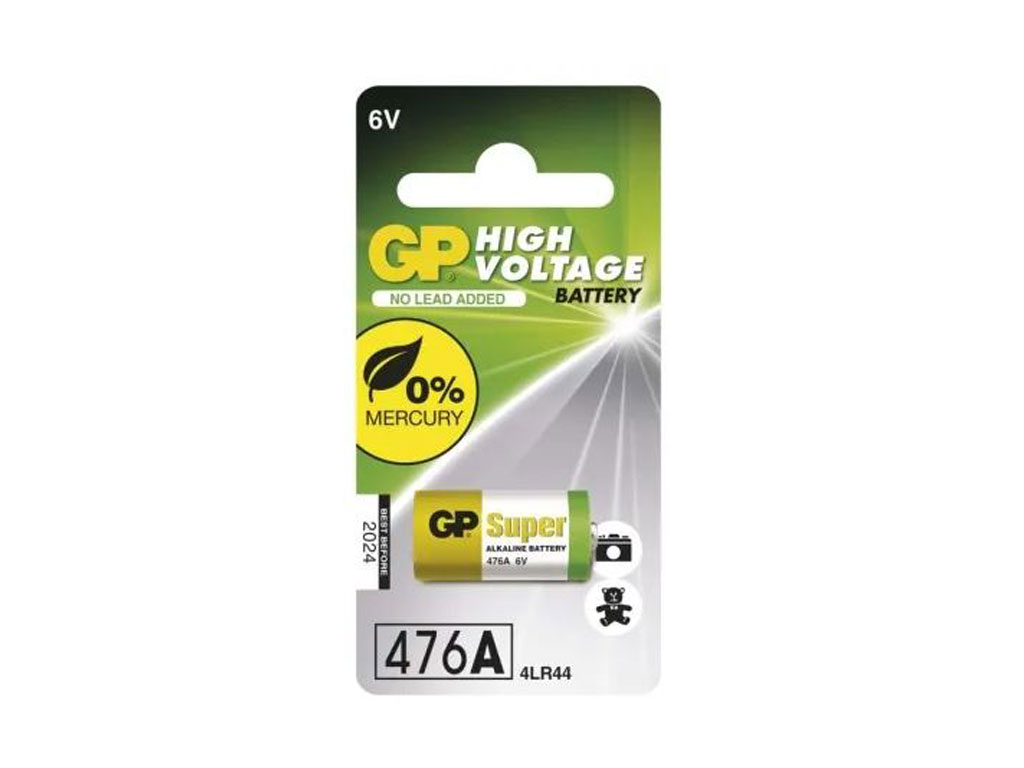 Baterie alkalická GP 476AF speciální, 6V, 4LR44