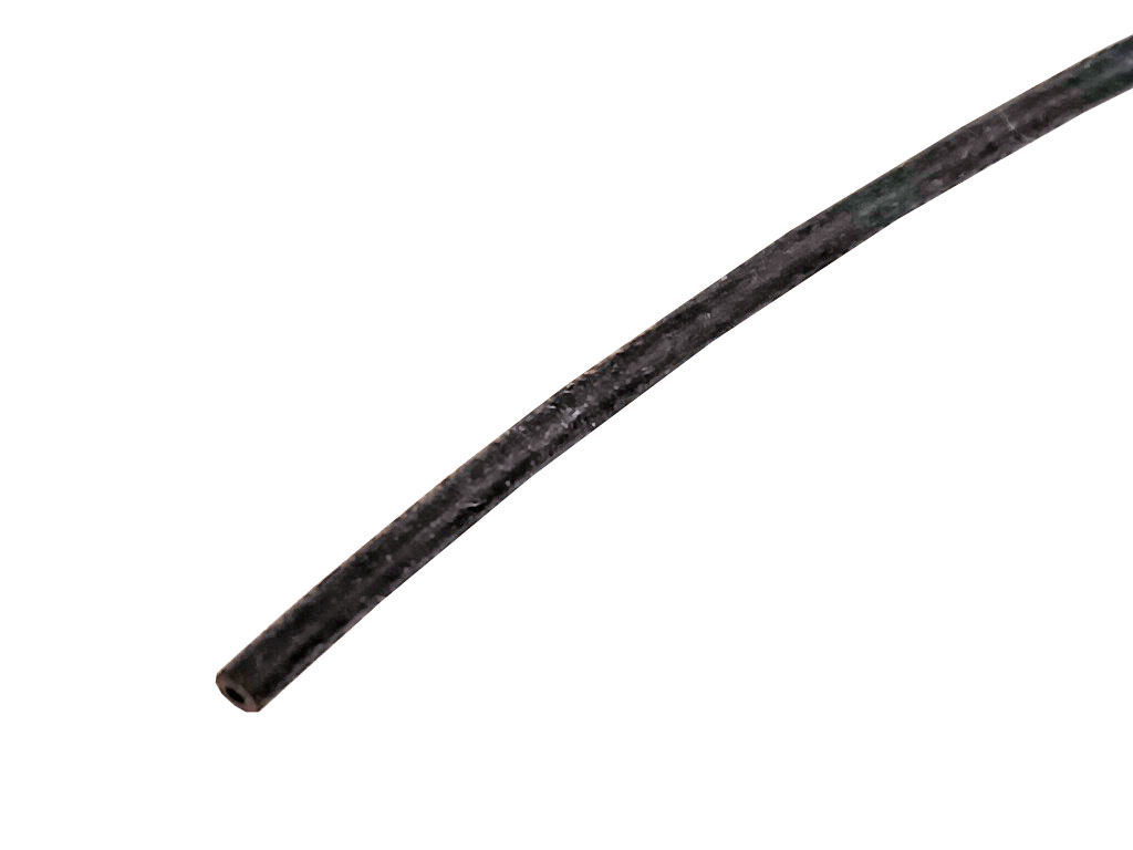 Bužírka silikonová prům. 0.5 x 0.2 mm, černá, metráž