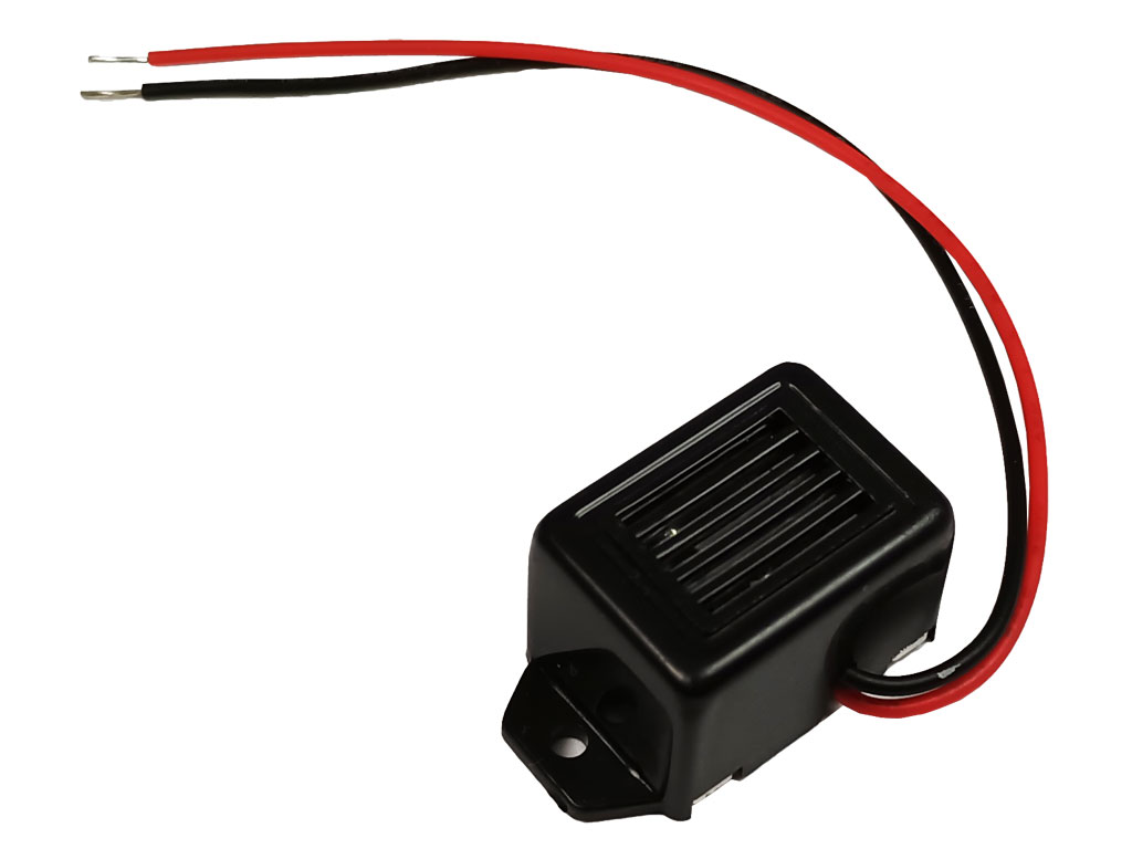 Bzučák MEB 12 - 400Hz, 8-15V DC, trvalý tón, magnetodynamický měnič s generátorem