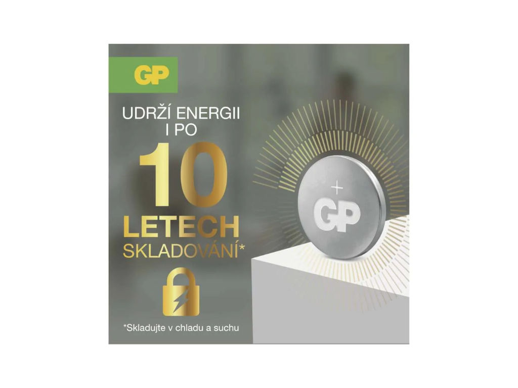 CR1620 Baterie lithiová knoflíková GP