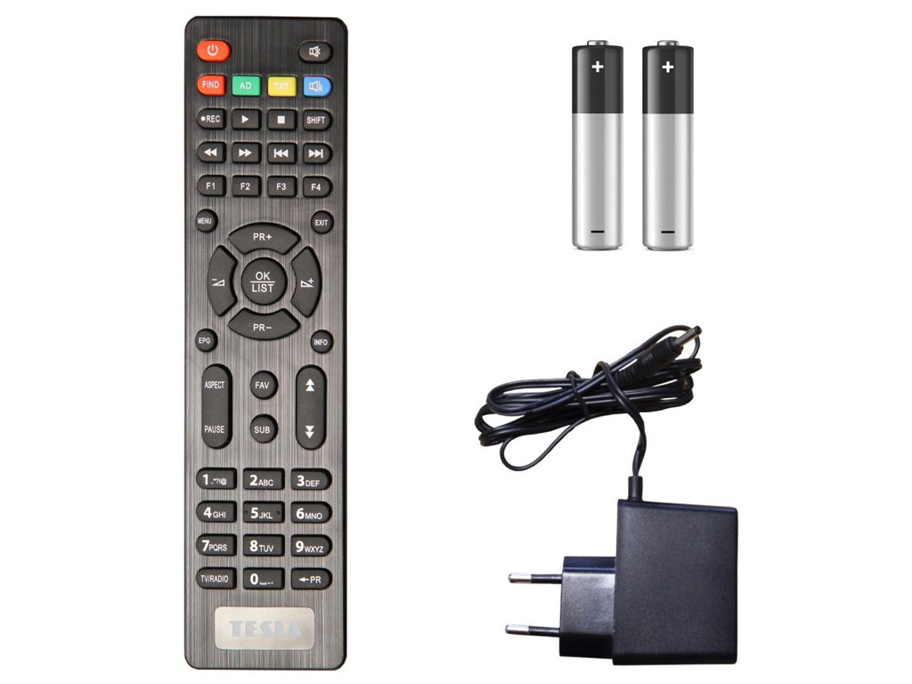 DVB-T přijímač TESLA TE-300 set-top-box DVB-T2 HEVC H.265