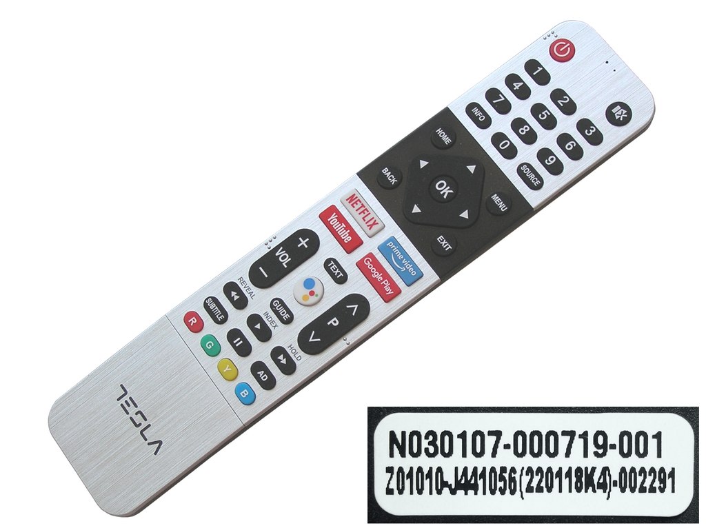 Dálkový ovladač Tesla LCD LED TV 43S906BUS originální