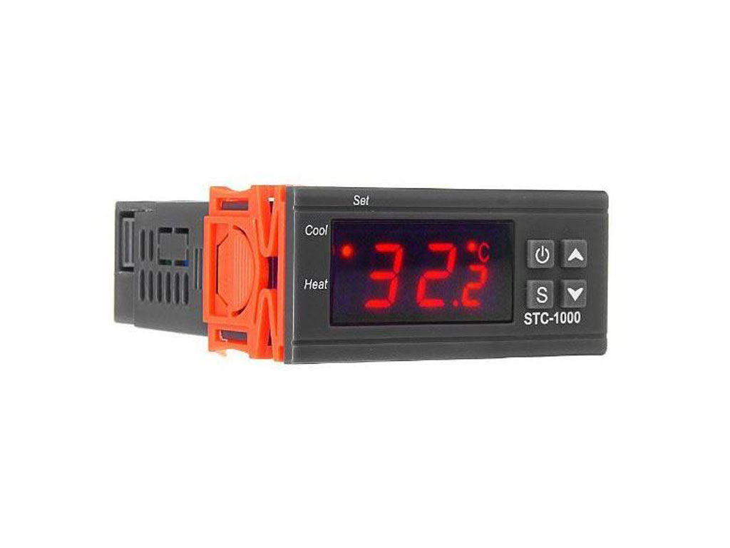 Digitální termostat STC-1000, rozsah -50 ~ +99°C, napájení 12V