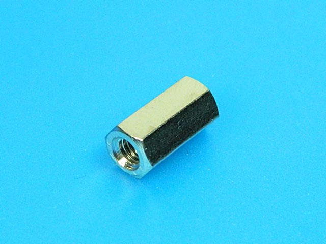 Distanční sloupek kovový šestihranný, závit M3 - vnitřní / vnitřní, délka 10mm