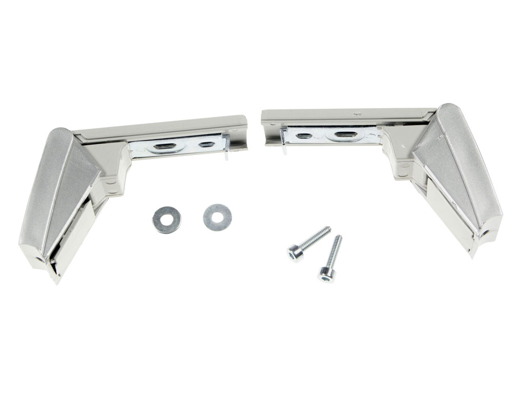 Držák, pant, závěs madla lednice LIEBHERR 743843200, 909653200 náhrada - sada 2ks / pár