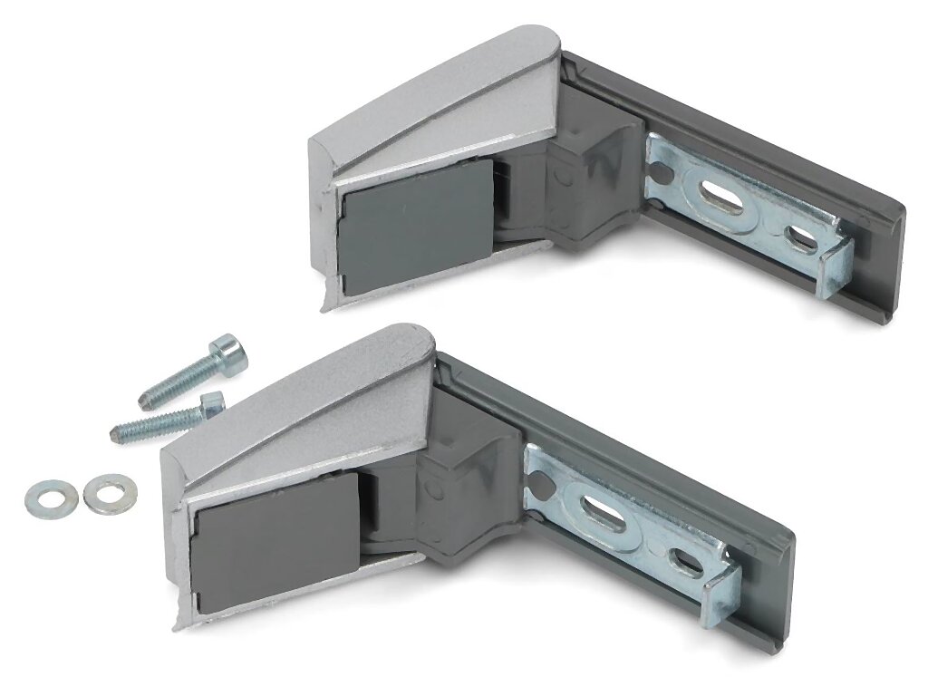Držák, pant, závěs madla lednice LIEBHERR 743843200, 909653200 náhrada - sada 2ks / pár