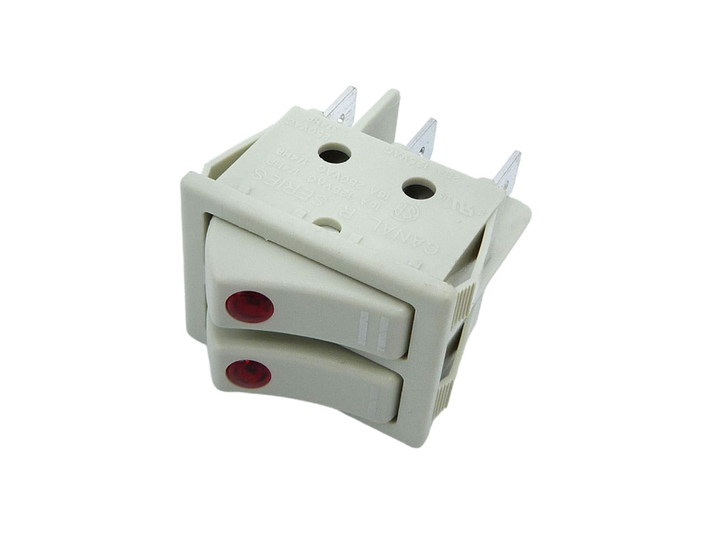 Dvojitý kolébkový vypínač KH-770925V olejového radiátoru