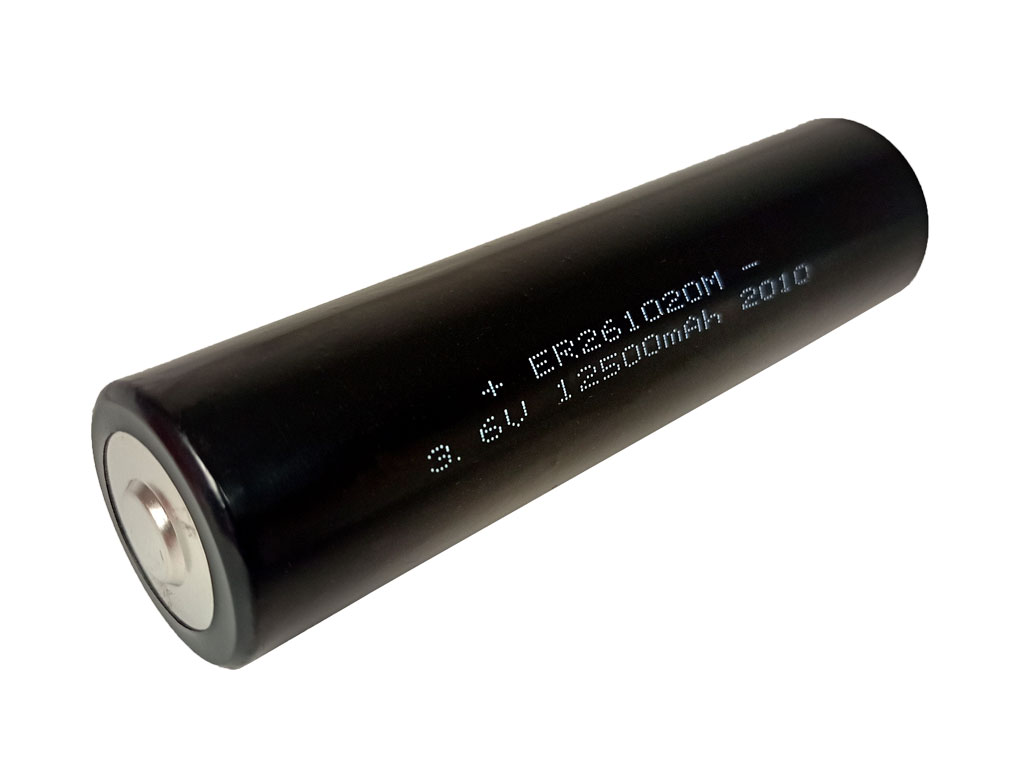 ER261020M Baterie lithiová, 3,6V / 12500mAh, nenabíjecí, prům.26x102mm