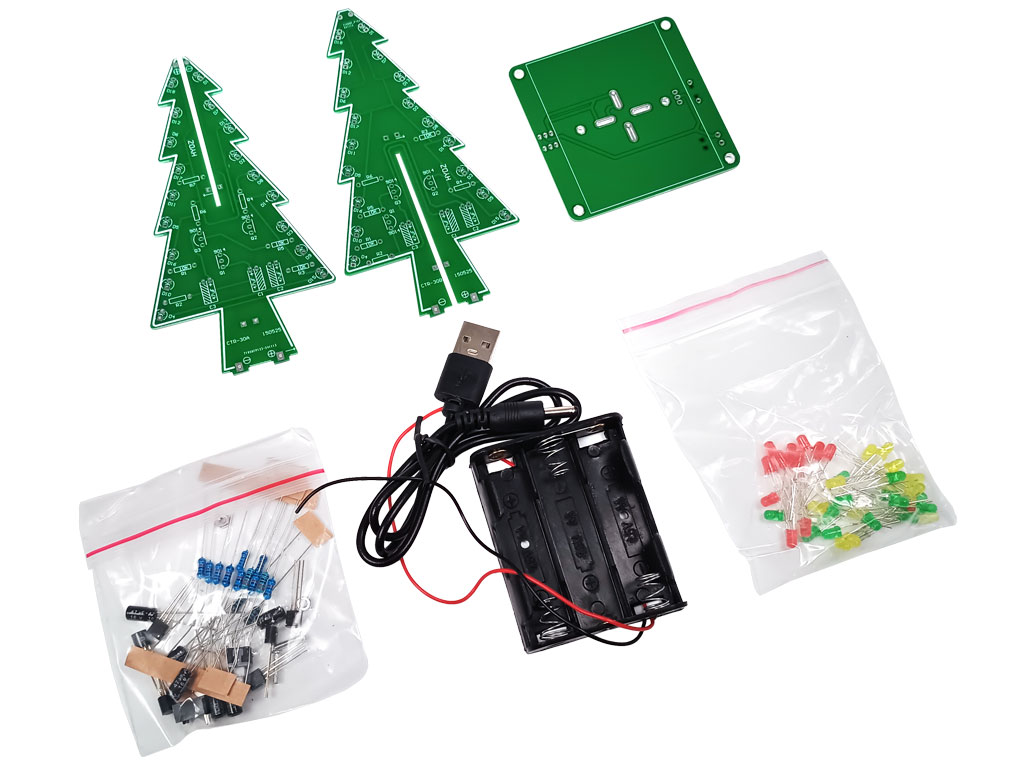 Elektronická stavebnice - Vánoční stromeček