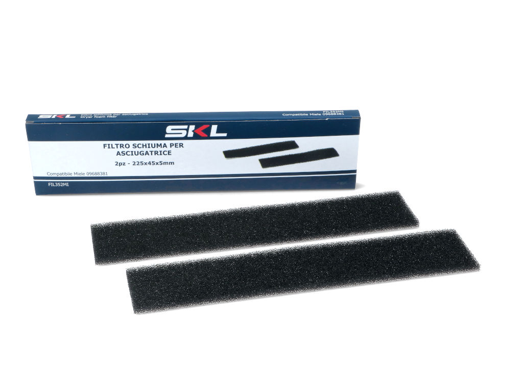 Filtr sušičky prádla 9688381 MIELE, 1 pár, náhrada 