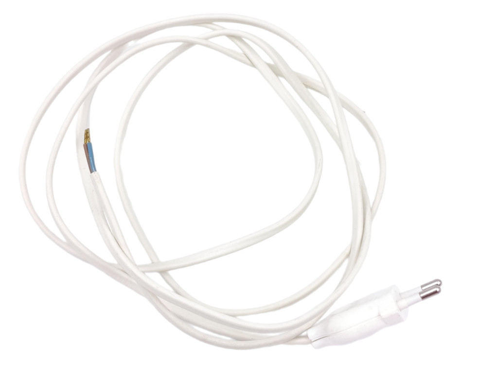 Flexo šňůra PVC 2x0,75mm 2m ploché bílé