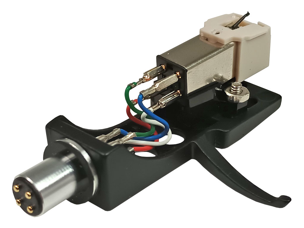 Gramofonová přenoska AT-3600 včetně držáku ( instalována přenoska AT3600 )