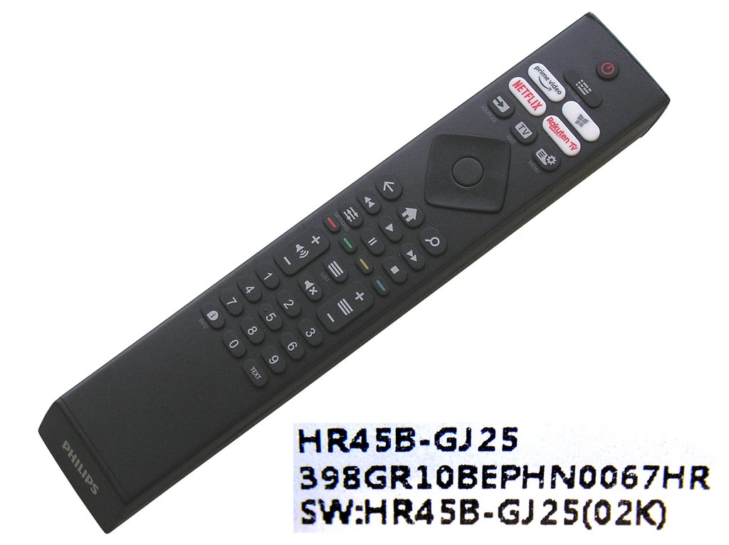 HR45B-GJ25 Dálkový ovladač Philips originální 398GR10BEPHN0067HR / 996592300305