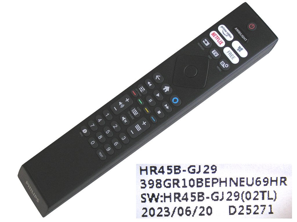 HR45B-GJ29-02 Dálkový ovladač Philips originální 398GR10BEPHNEU69HR / 996592302285 / 398GR10BEPHNEU69BC