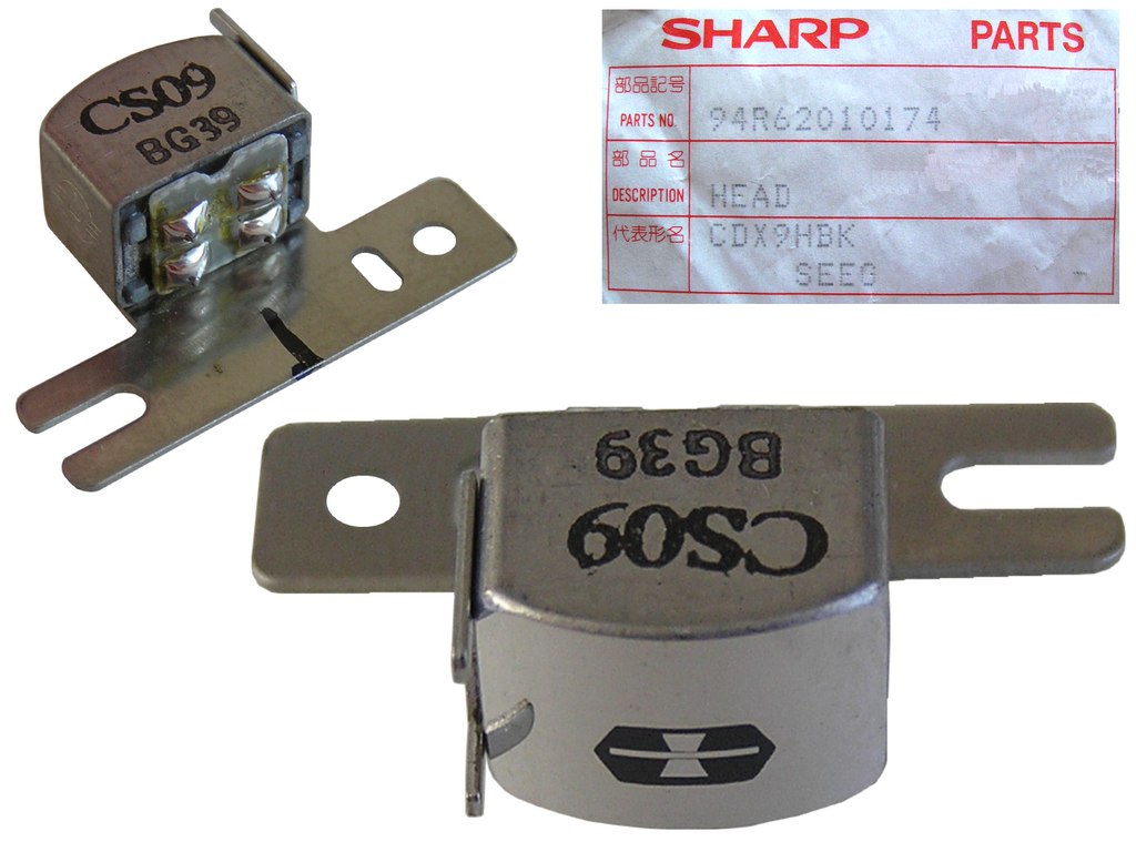 Hlava stereo 295 ohm 94R62010174 / CS09, kazetové magnetofony, vhodné pro Tesla Condor