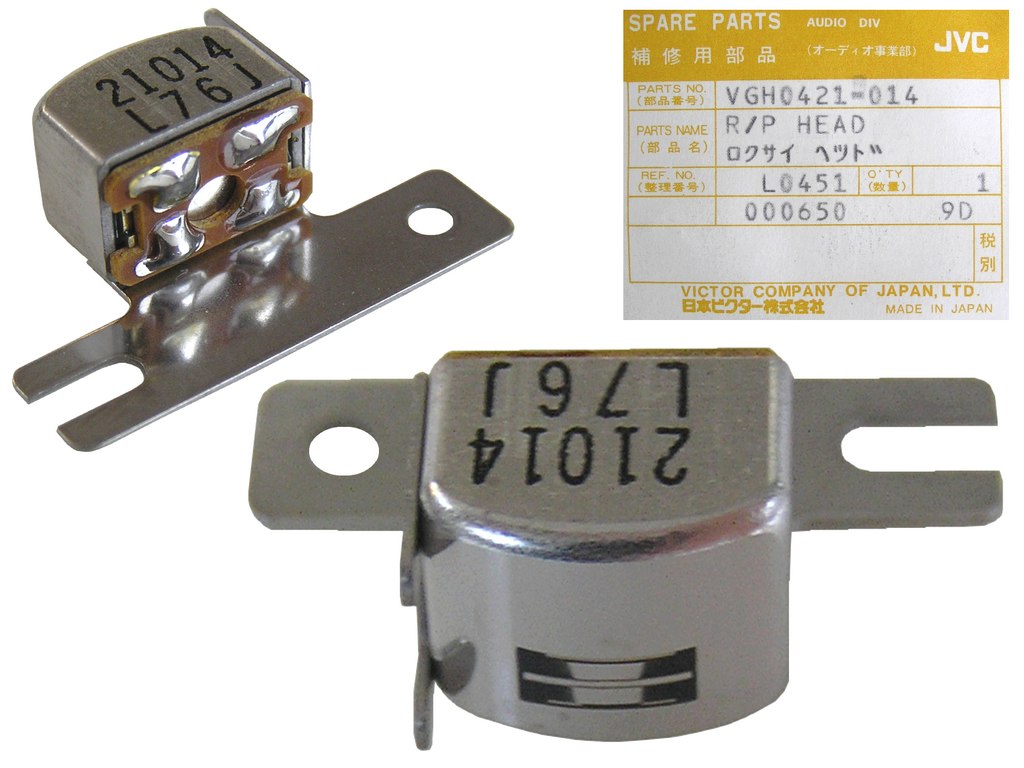 Hlava stereo 300 ohm VGH0421-014 / JVC 21014, kazetové magnetofony, vhodné pro Tesla Condor