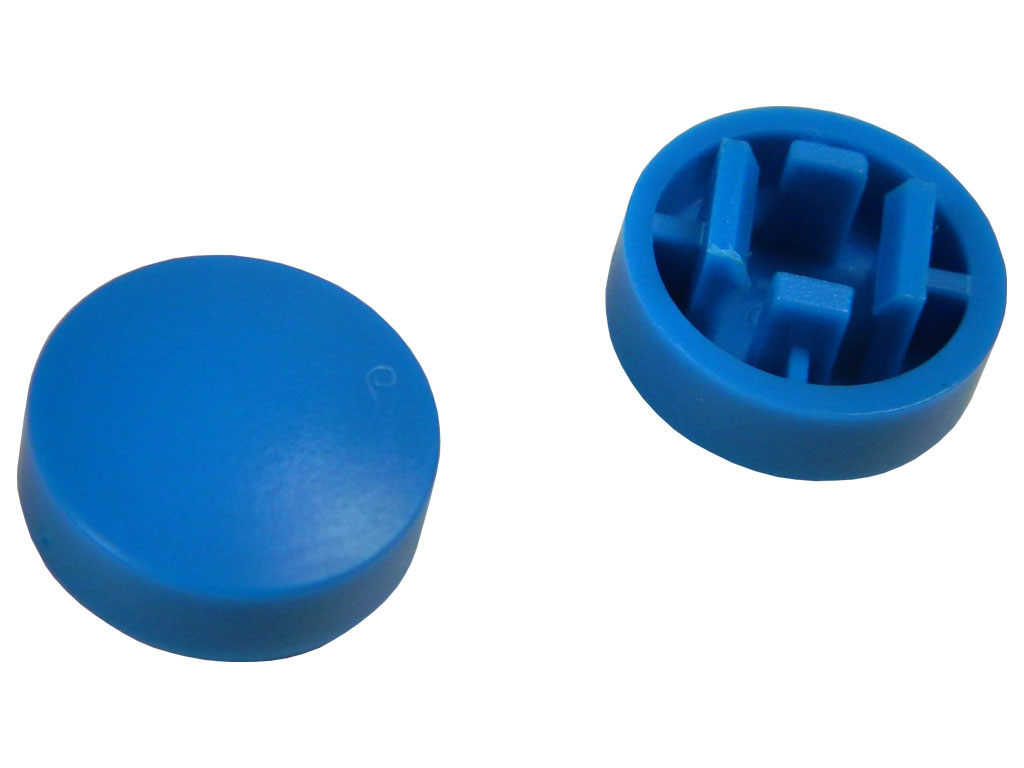 Hmatník kulatý modrý pro mikrospínač B3F-4055, B3FS-4055P 