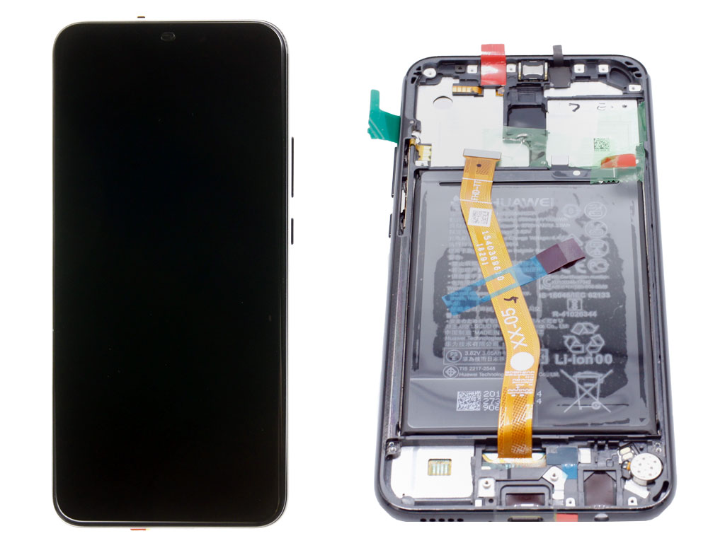 Huawei Mate 20 lite kompletní přední panel, ORIGINAL - LCD displej + dotyková plocha + rám