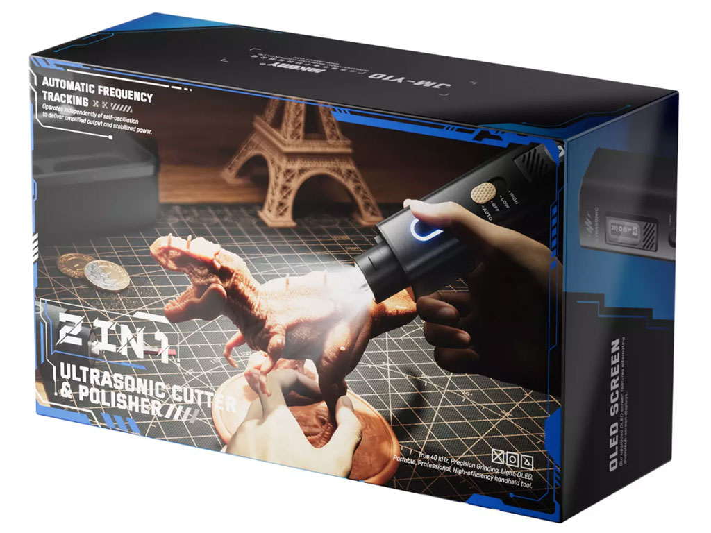 Jakemy JM-Y10 Pro, nástroj 2 v 1 ultrasonická řezačka a leštička 35W 40kHz  