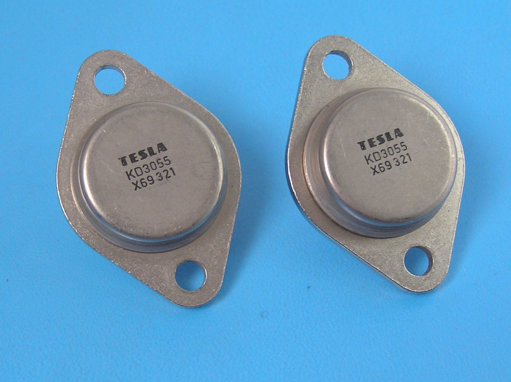 KD3055 + KD3055 pár pro NF výkonové zesilovače