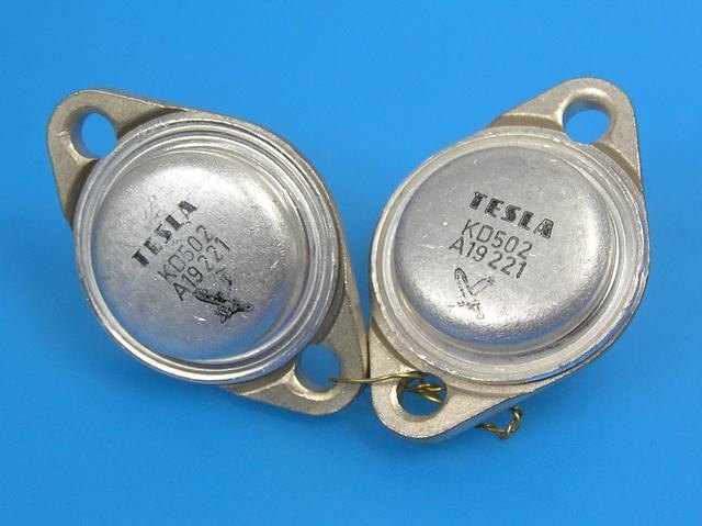 KD502  - TESLA,  párovaná dvojice
