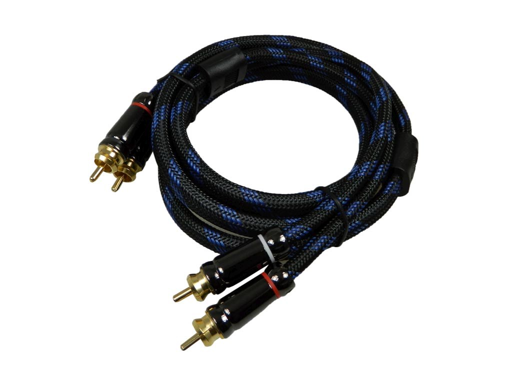 Kabel 2xCINCH / 2xCINCH pro HiFi délka 1,5m HQ PREMIUM