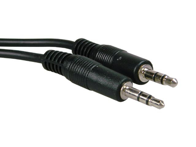 Kabel 3.5mm jack - stereo propojovací 0.5m