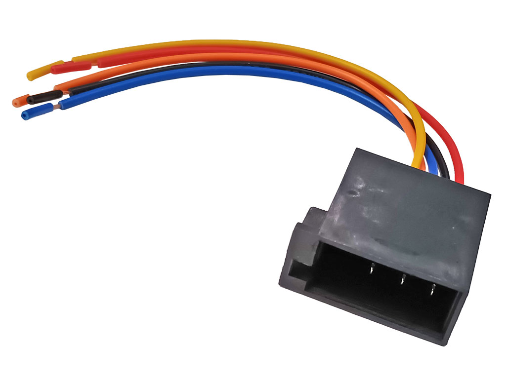 Kabel AUTO ISO konektor s kabely, pouze napájení (samec) ZRS-ISO/ZAS/GN