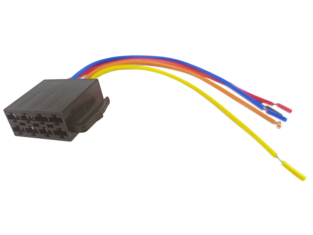 Kabel AUTO ISO konektor s kabely, pouze napájení (samice) ZRS-ISO/ZAS/WT