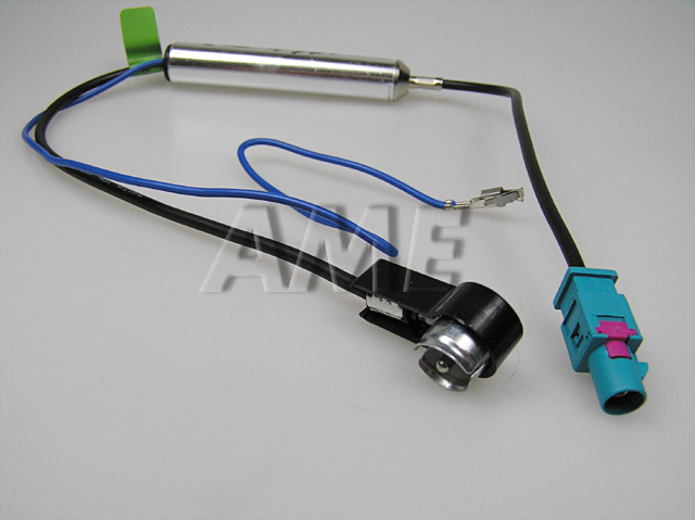 Kabel AUTO anténní oddělovač ISO ZRS-S/GOLFV-ISO
