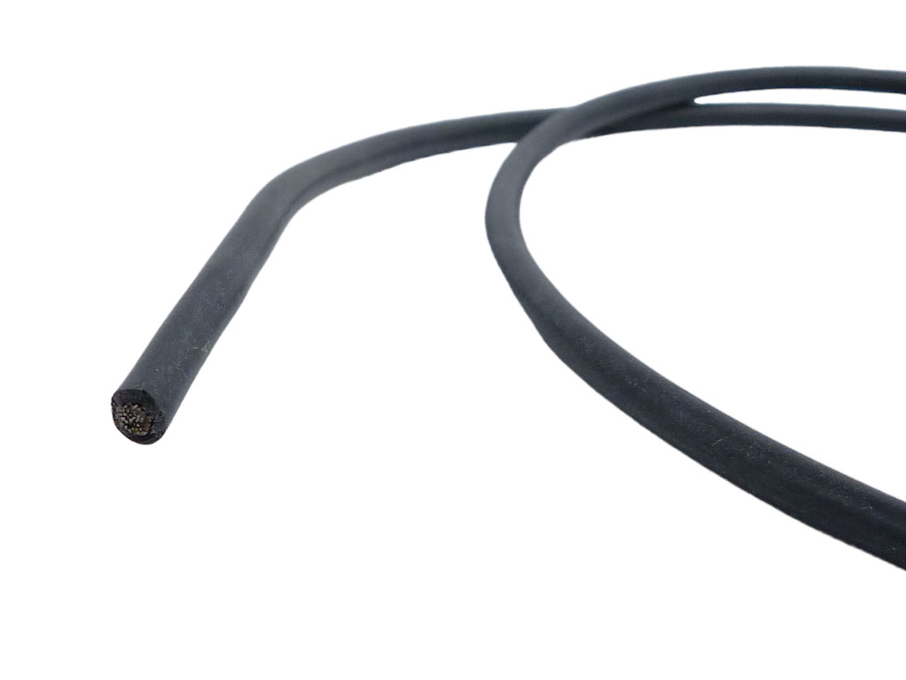 Kabel CSA 2,5 mm silikon - černý