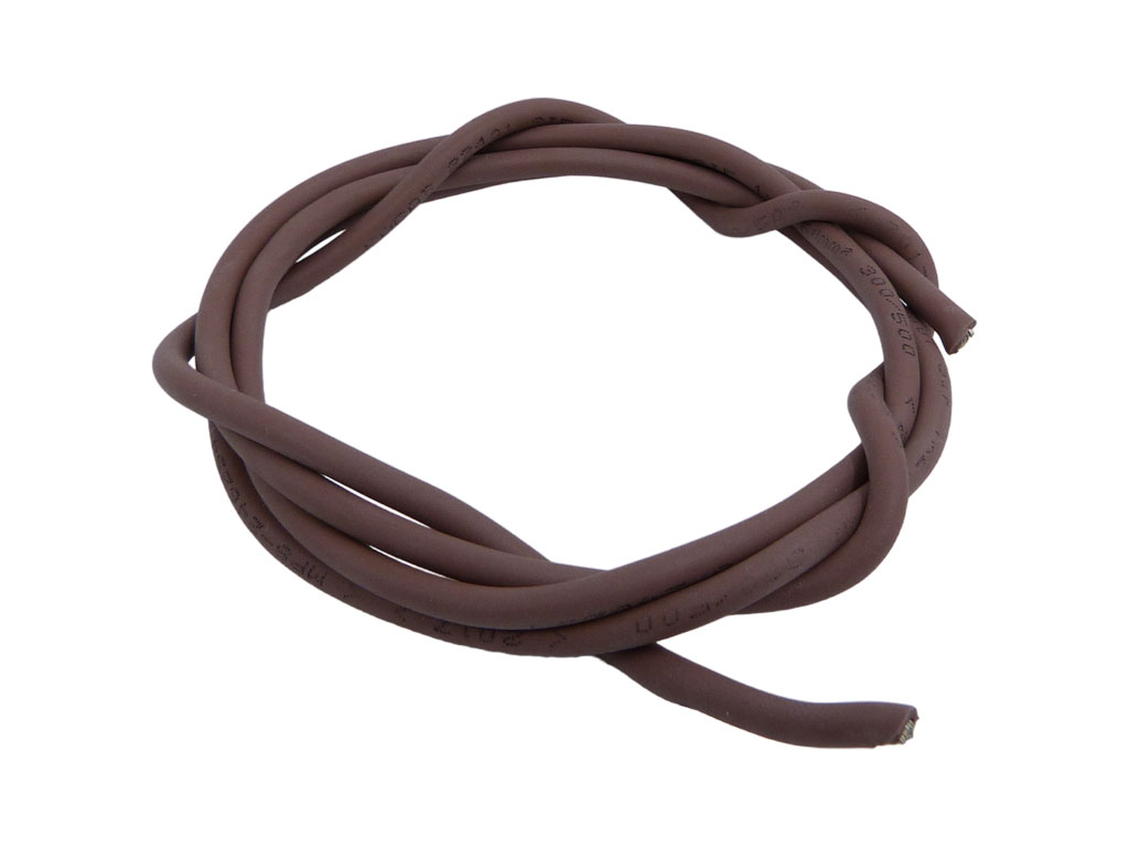 Kabel CSA 2,5 mm silikon - hnědý 