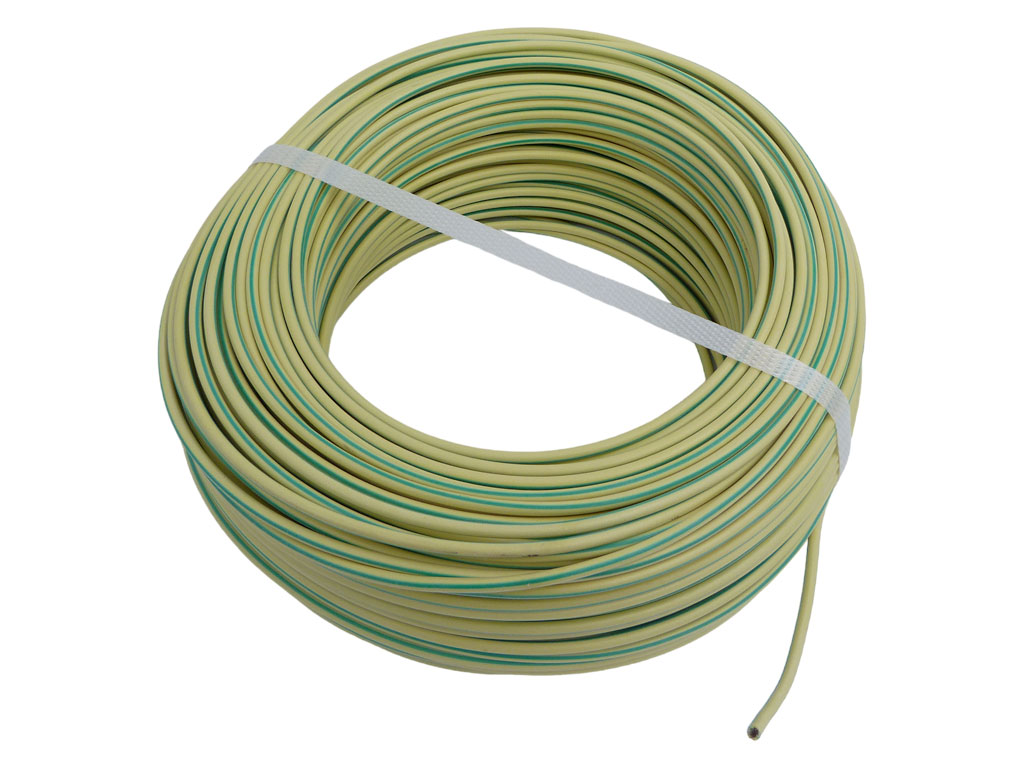 Kabel CSA 2,5 mm silikon - zeleno/žlutý