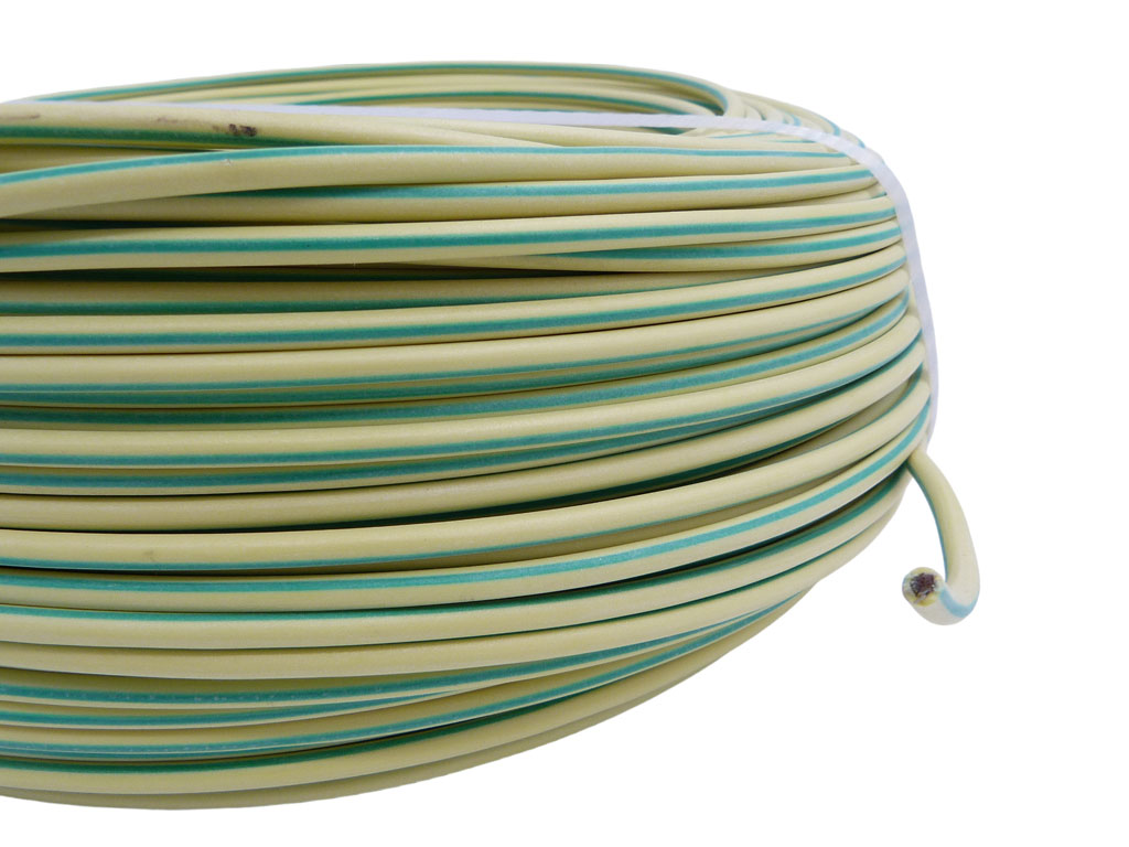 Kabel CSA 2,5 mm silikon - zeleno/žlutý