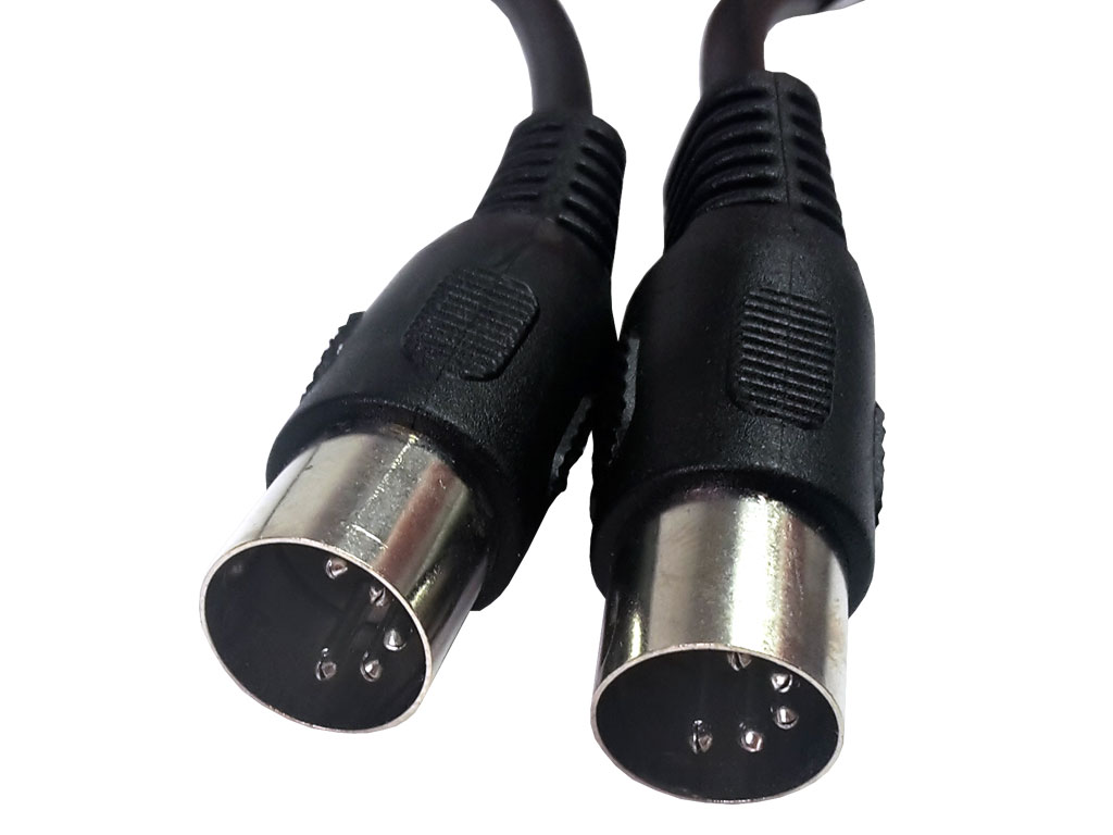 Kabel DIN 5 pin / DIN 5 pin (samec / samec ) 3m CAGL20000BK30 Nedis