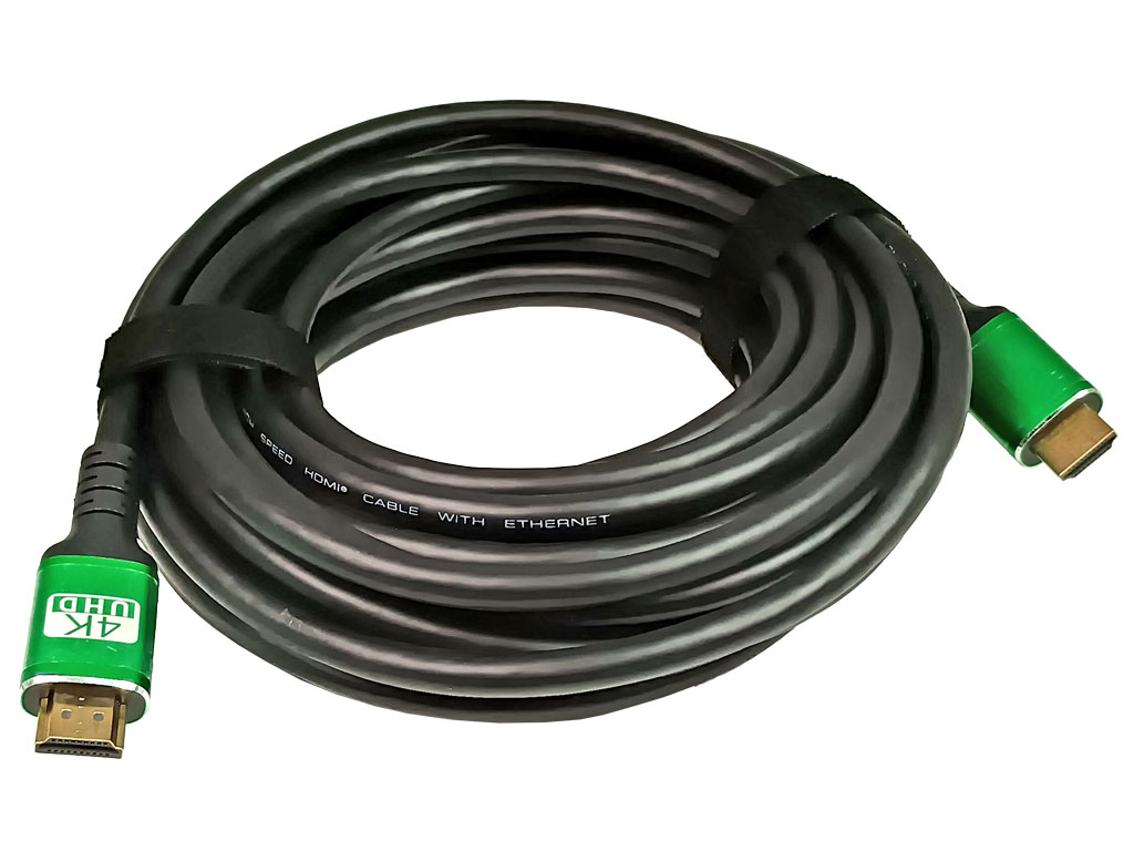 Kabel HDMI A verze 2.0 s Ethernetem délka 10m, vysokorychlostní, Premium Quality