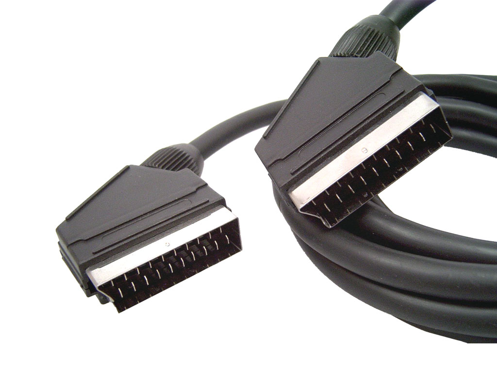 Kabel SCART / SCART kulatý  1m