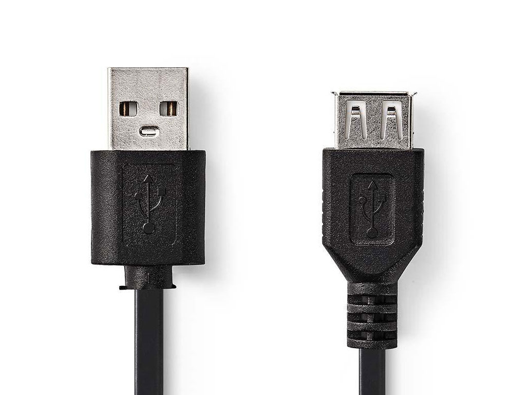 Kabel USB 2.0 A / A prodlužovací 3m CCGL60010BK30 Nedis