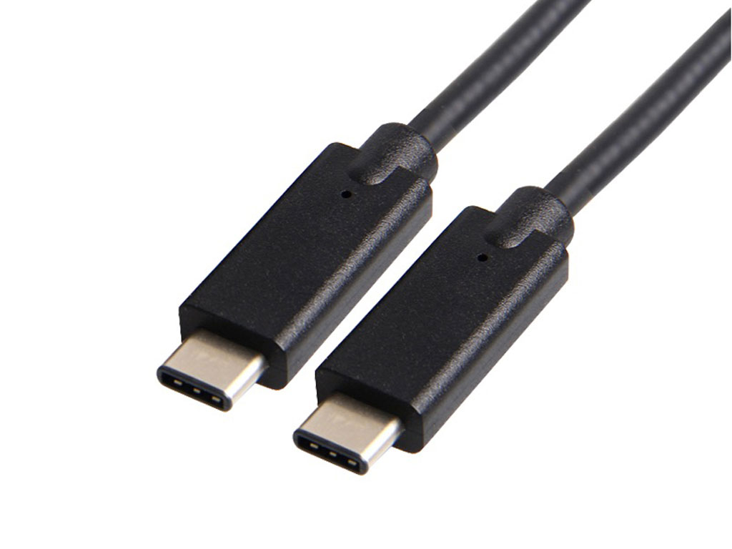 Kabel USB C 3.1 (M) propojovací USB C 3.1 (M) délka 1,2m černý