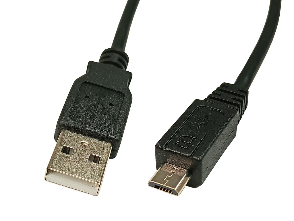 Kabel USB - typ A / micro USB typ B 5 pin 1.0m