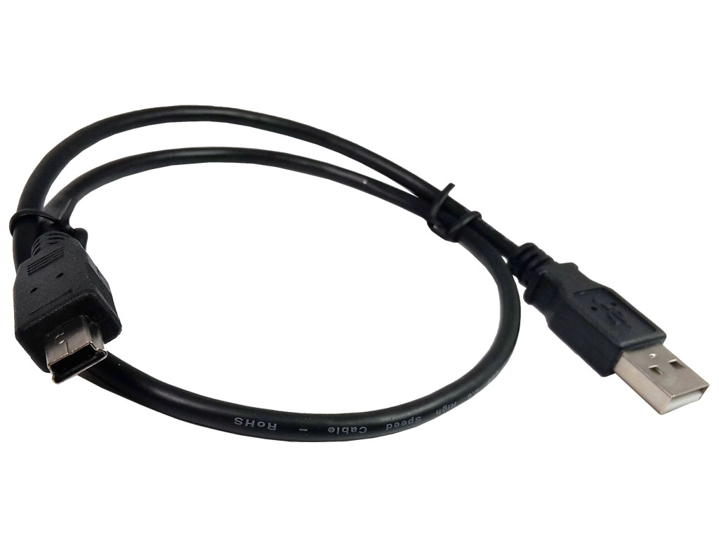 Kabel USB - typ A / mini USB 5 pin 0.5m