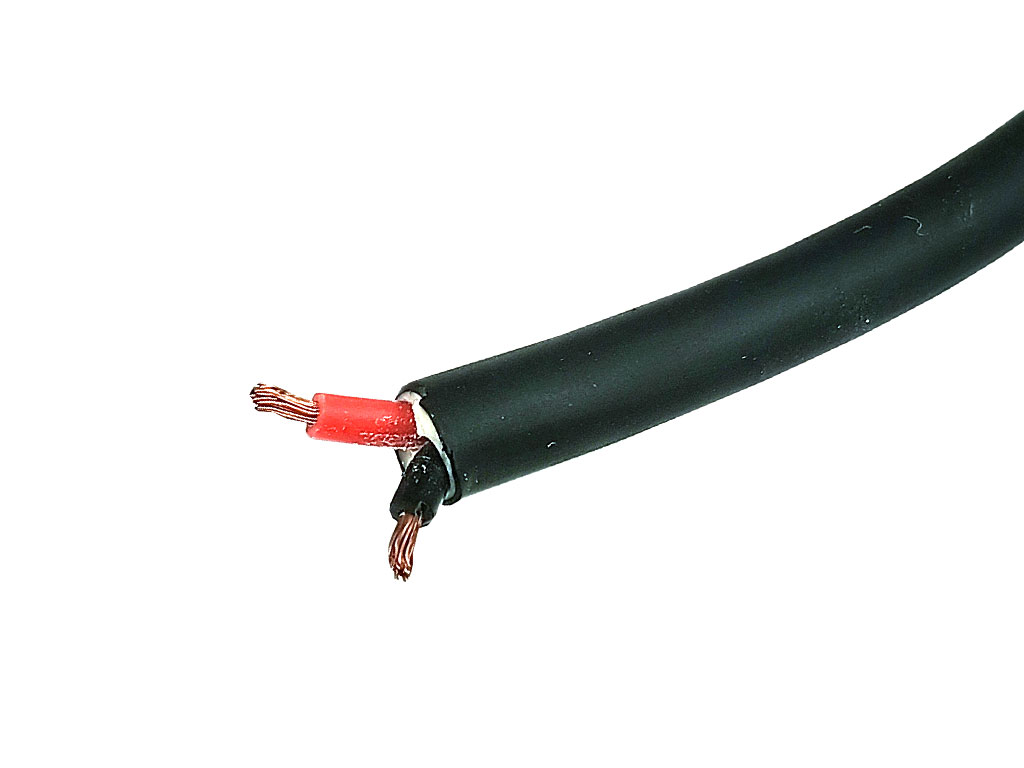 Kabel audio kulatý – metráž, TAS-C265, ohebný, dvojlinka nestíněná 2 x 1.00mm2