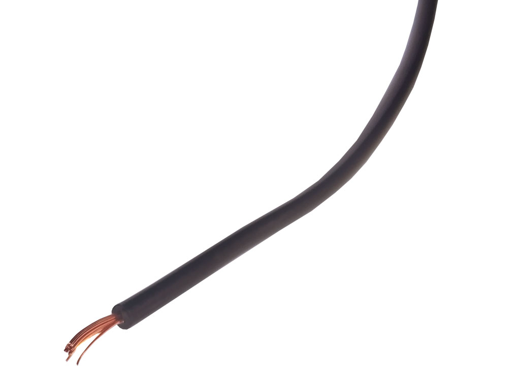 Kabel - metráž, HELUKABEL 29081 Cu licna / lanko H05V-K 1 x 0.5 mm² - barva černá